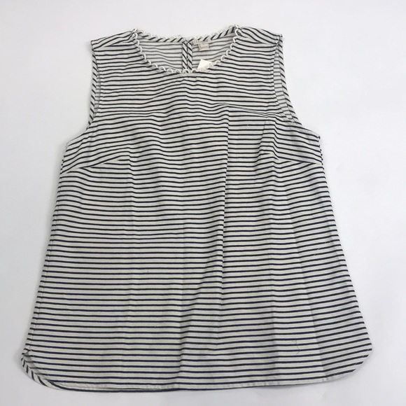 J. Crew Tops - J. Crew striped tank. Size 8